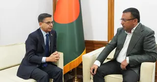 প্রধানমন্ত্রীর পররাষ্ট্র উপদেষ্টার সঙ্গে ভারতের হাইকমিশনার ও লিবিয়ার রাষ্ট্রদূতের সাক্ষাৎ